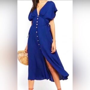 Vintage Inspired Deep V Dress | Forever 21